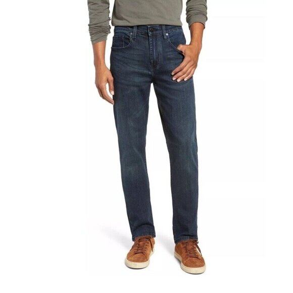 Blank NYC Stanton Straight Fit Medium Wash Blue Mens Size 32x32 Denim Jeans - Picture 1 of 12